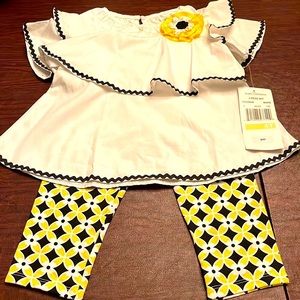 Toddler Girl Tunic and Capri Pant Set